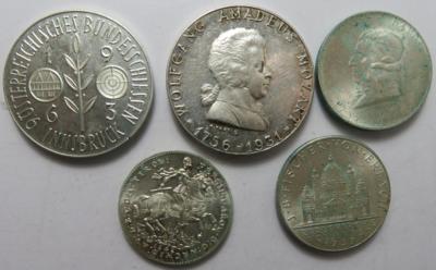 1. / 2. Republik (ca. 53 Stk., davon ca. 28 AR) - Münzen und Medaillen