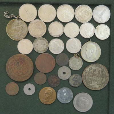 Alle Welt (ca. 16 AR + 14 AE/MET) - Coins and medals