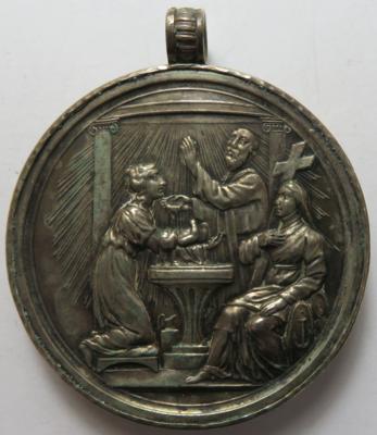 Biedermeier Taufmedaille - Coins and medals