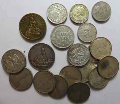 Deutschland (ca. 19 Stk. meist AR) - Coins and medals