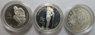 Euro-Einführung (ca. 15 Stk. AR) - Münzen und Medaillen