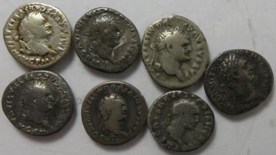 Flavier 69-96 (ca. 17 Stk., davon 10 AR) - Münzen und Medaillen