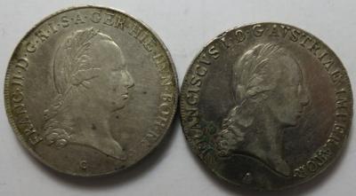 Franz II./I. (2 Stk. AR) - Münzen und Medaillen