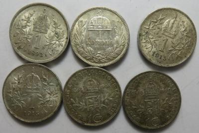 Franz Josef I. (ca. 31 Stk. AR) - Münzen und Medaillen