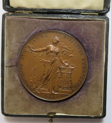 Franz Josef I., ungarische Landesausstellung in Budapest 1885 - Münzen und Medaillen