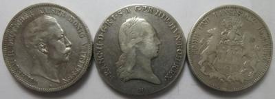 International (3 Stk. AR) - Coins and medals