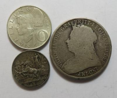 International (ca. 22 Stk., davon ca. 19 AR) - Münzen und Medaillen