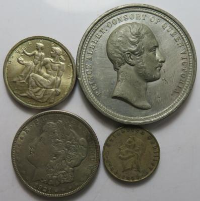 International (ca. 28 Stk., davon ca. 18 AR) - Monete e medaglie