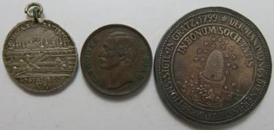 International (ca. 31 Stk., davon ca. 30 AR) - Coins and medals