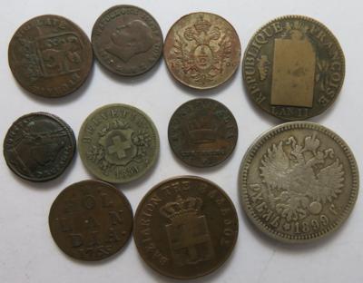 kleine Sammlung Österreich, Deutschland, International (ca. 289 Stk., davon ca. 16 AR) - Coins and medals