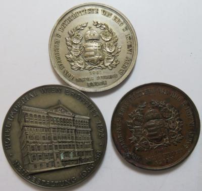 Medaillen Österreich / Ungarn(3 Stk.) - Coins and medals