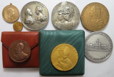 Medaillen Thema Haus Habsburg/Österreich (8 Stk.) - Monete e medaglie
