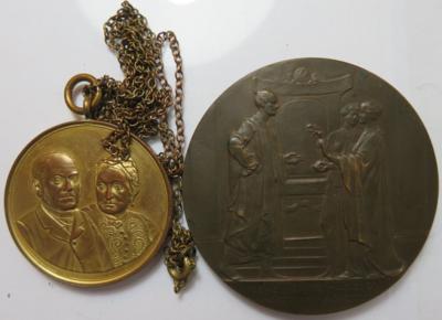 Medaillen und Plaketten (ca. 13 Stk. AE) - Monete e medaglie