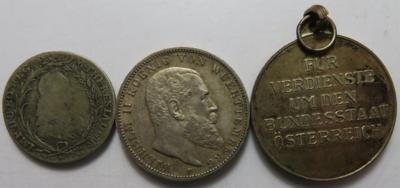 Österreich / Deutschland (ca.15 Stk., davon ca. 14 AR) - Münzen und Medaillen