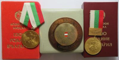 Thema Bulgarien (3 Stk.) - Monete e medaglie
