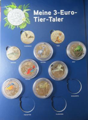Tiertaler (9 Stk.) - Monete e medaglie