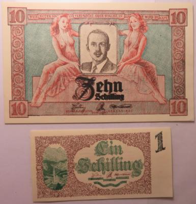 Werbenoten des Kurier (2 Stk.) - Monete e medaglie