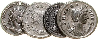 (14 AE/ BIL) Claudius II. Gothicus 268-270 - Mince a medaile