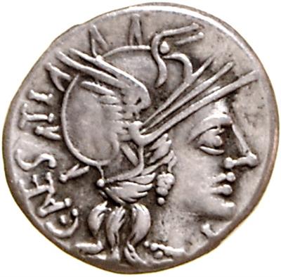 (3 AR) Denare: 1.) L. CUPIENNIUS? - Münzen, Medaillen und Papiergeld