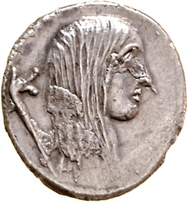 L HOSTILIUS SASERNA - Coins, medals and paper money