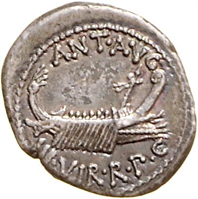 Marcus Antonius - Münzen, Medaillen und Papiergeld