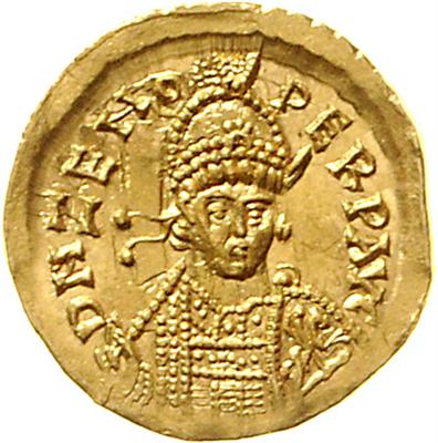 Zeno, 2. Regierung 476-491 GOLD - Mince a medaile