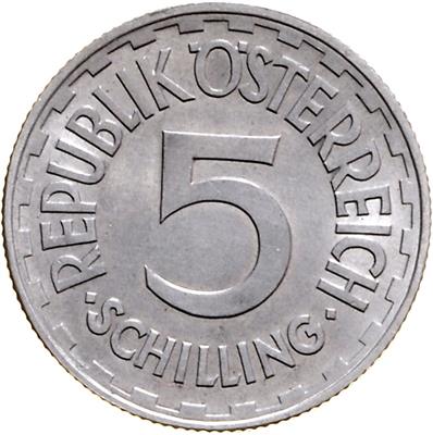 5 Schilling 1957, =3,98 g= (kl. Kr.) III/II - Coins, medals and paper money