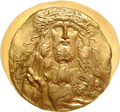Ernst Fuchs geb. 1930 GOLD - Mince a medaile