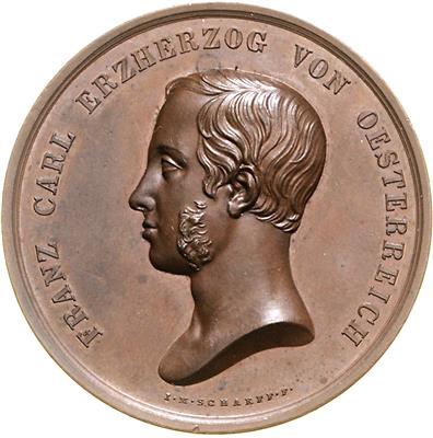 Erzherzog Franz KarlProtektor des Blindenwesens in Wien - Mince a medaile