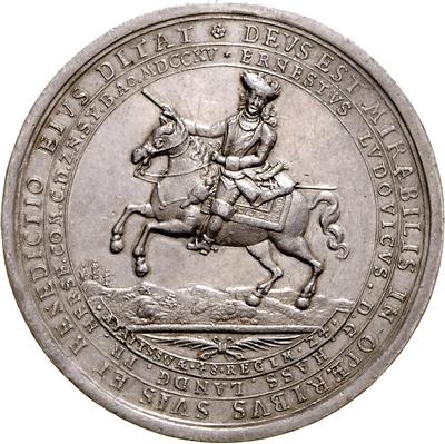 Hessen-Darmstadt, Ernst Ludwig 1678-1739 - Münzen, Medaillen und Papiergeld