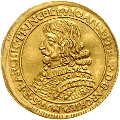 Mainz, Johann Philipp I. von Schönborn 1647-1673, GOLD - Coins, medals and paper money
