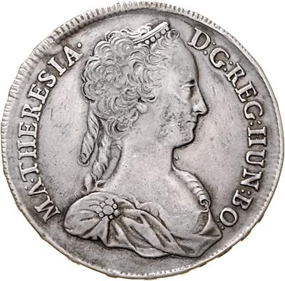 Maria Theresia - Coins, medals and paper money