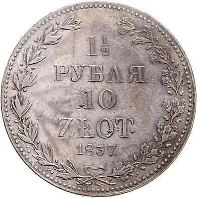 Nikolaus I. 1825-1855 - Coins, medals and paper money