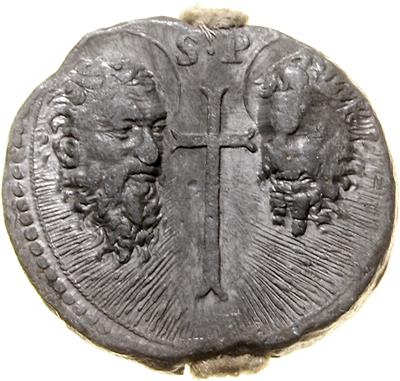 Päpstliche Bleibullen - Münzen, Medaillen und Papiergeld