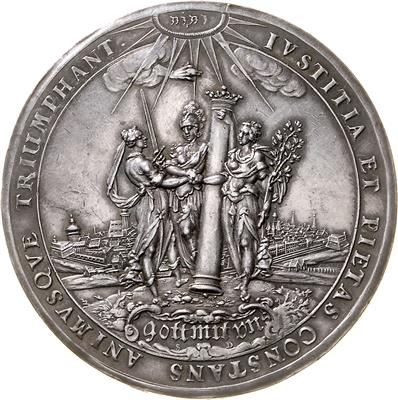 Sachsen A. L., Johann Georg I.1615-1656/ Sieg bei Breitenfeld - Münzen, Medaillen und Papiergeld