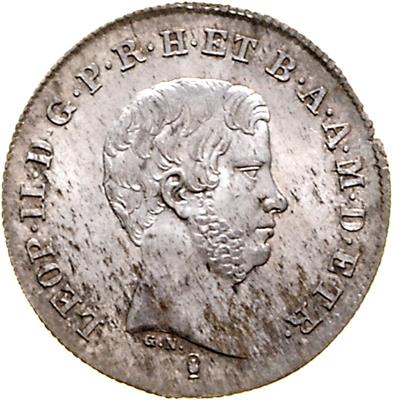Toskana, Leopoldo II. di Lorena 1824-1859 - Mince a medaile