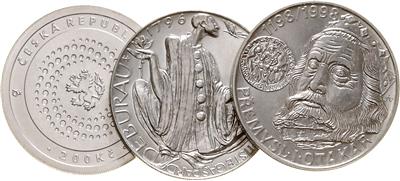 Tschechien - Monete, medaglie e carta moneta