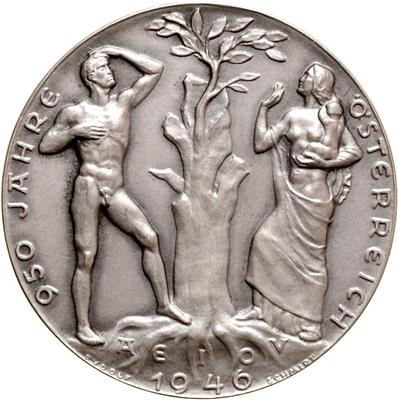 950 Jahre Österreich - Münzen, Medaillen und Papiergeld
