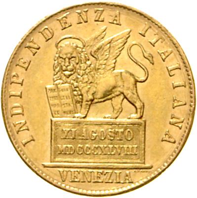 Aufstände/Revolutionen 1848/1849 GOLD - Monete, medaglie e carta moneta