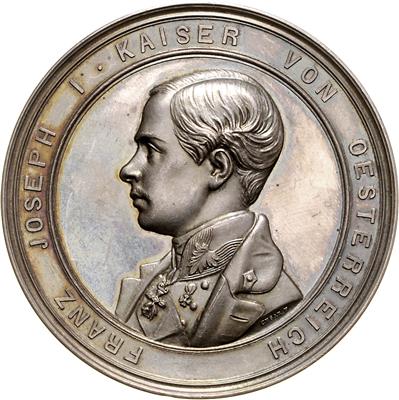 Errichtung Denkmals für Gefallene in Ofen 1849 - Mince a medaile