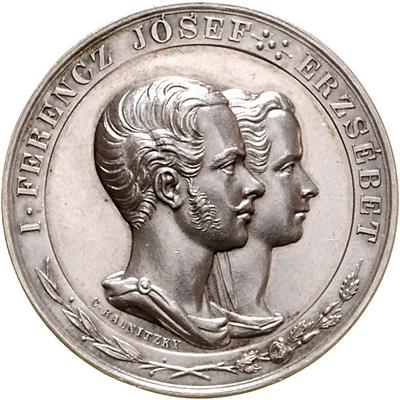 Franz Josef I. und Elisabeth - Mince a medaile