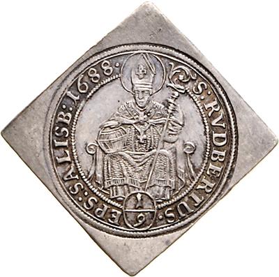 Johann Enst von Thun und Hohenstein - Coins, medals and paper money