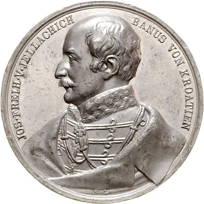 Josef Freiherr von Jellacic - Münzen, Medaillen und Papiergeld