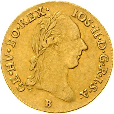 Josef II. GOLD - Münzen, Medaillen und Papiergeld