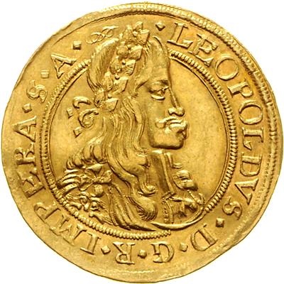 Leopld I. GOLD - Coins, medals and paper money