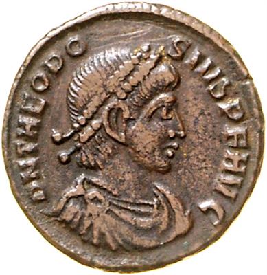 (ca. 28 AE) Spätrömer - Monete, medaglie e carta moneta