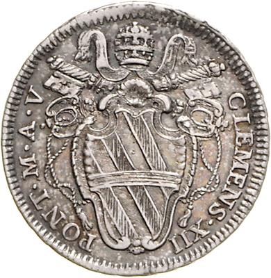 Clemens XII. 1730-1740 - Münzen, Medaillen und Papiergeld