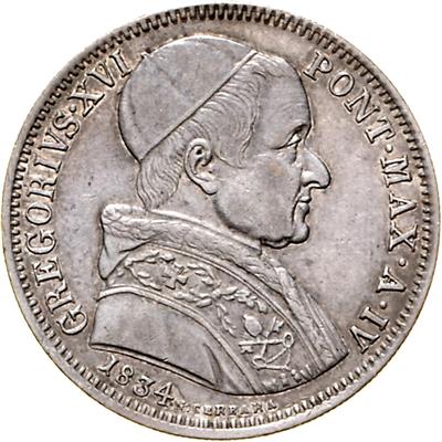 Gregor XVI. 1831-1846 - Coins, medals and paper money