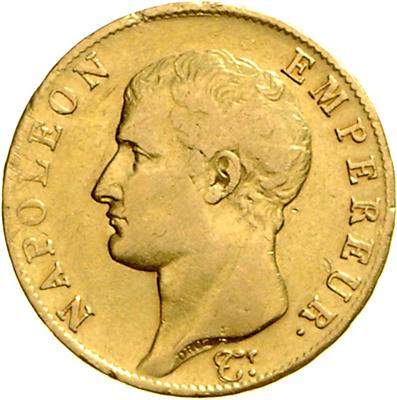 Napoleon I. 1804-1814, GOLD - Monete, medaglie e carta moneta