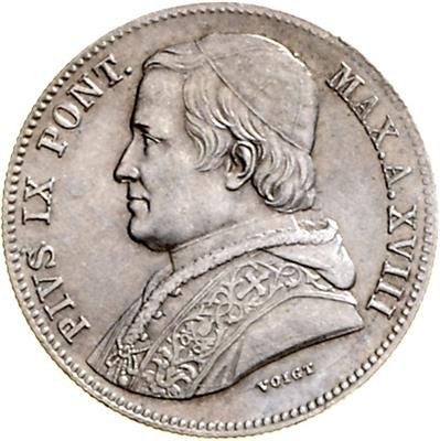 Pius IX. 1846-1878 - Coins, medals and paper money